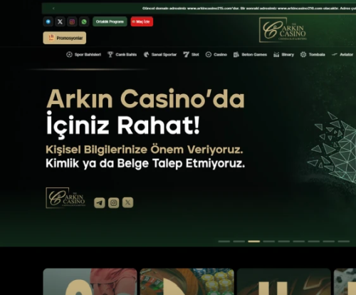 Arkın Casino ekran görüntüsü