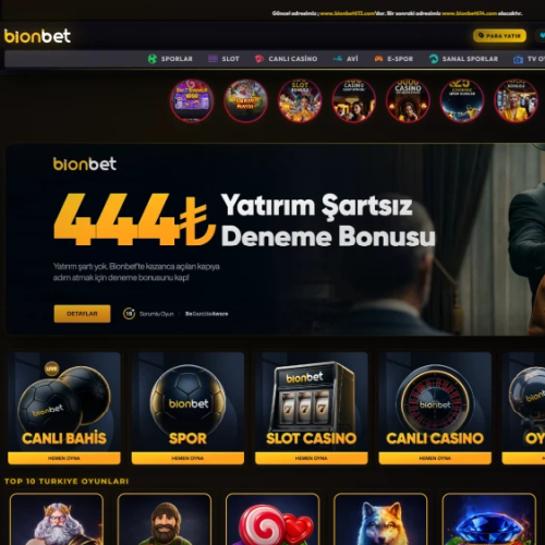 Bionbet ekran görüntüsü