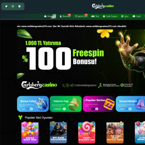 Carlsberg Casino ekran görüntüsü