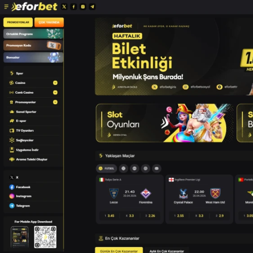 Eforbet ekran görüntüsü