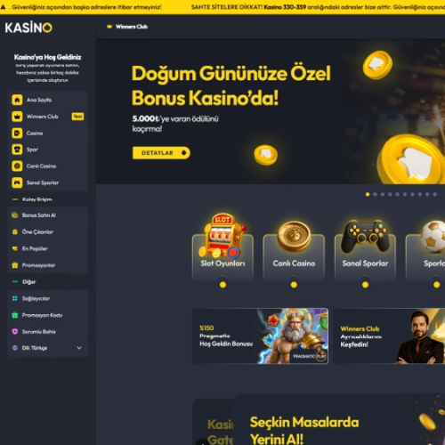 Kasino ekran görüntüsü
