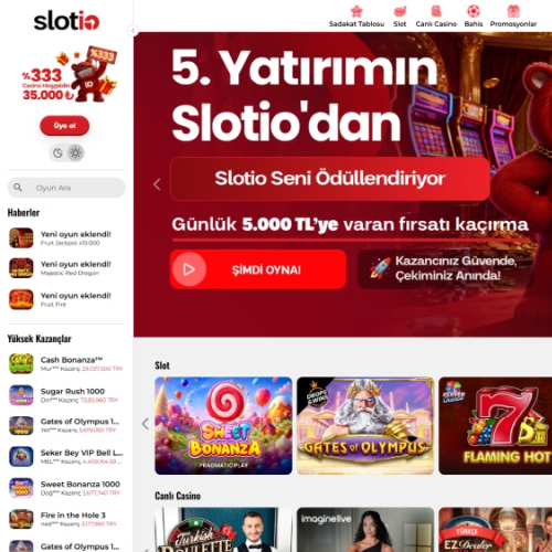 Slotio ekran görüntüsü