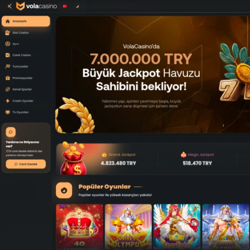Vola Casino ekran görüntüsü